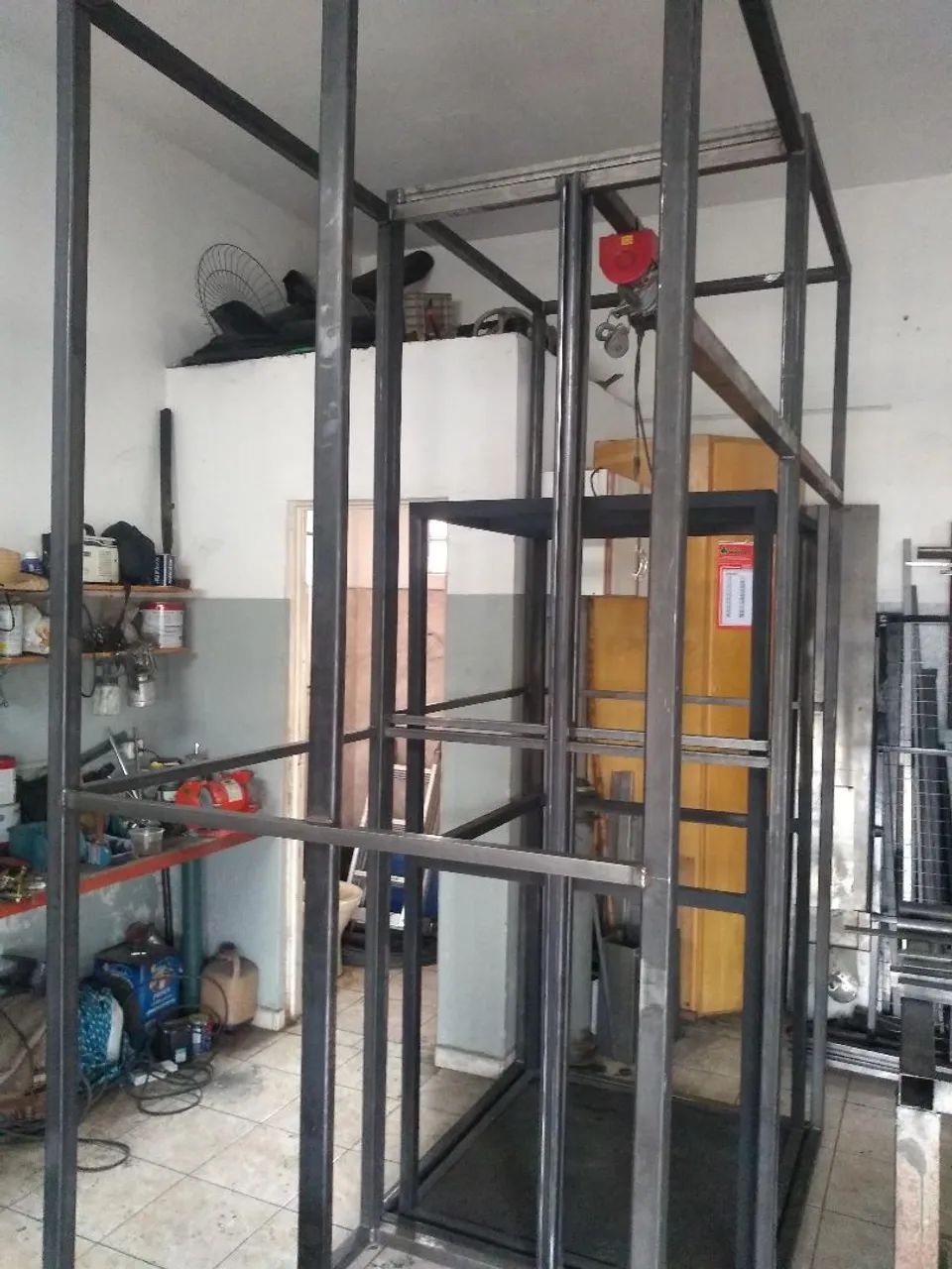 Plataforma  elevador  caseiro - Foto 2