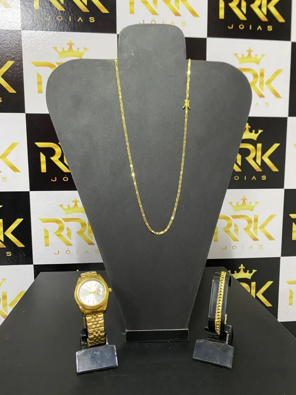 Corrente banhadas a ouro 18k - Foto 2
