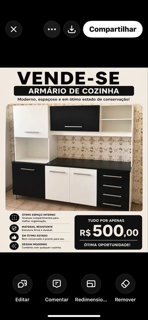 Armário de cozinha 