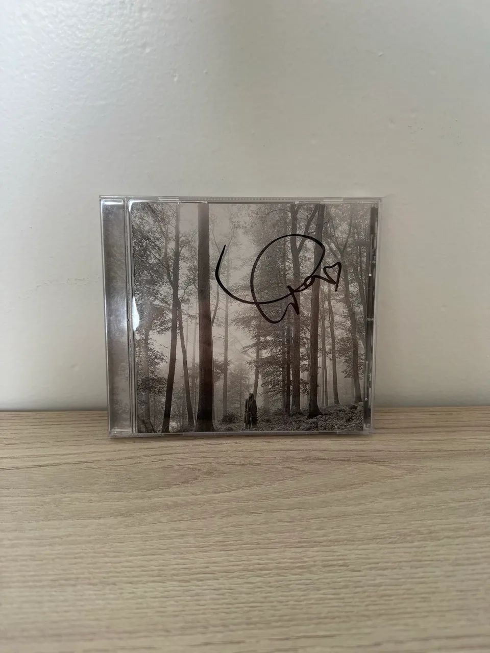 CD autografado Taylor Swift folklore