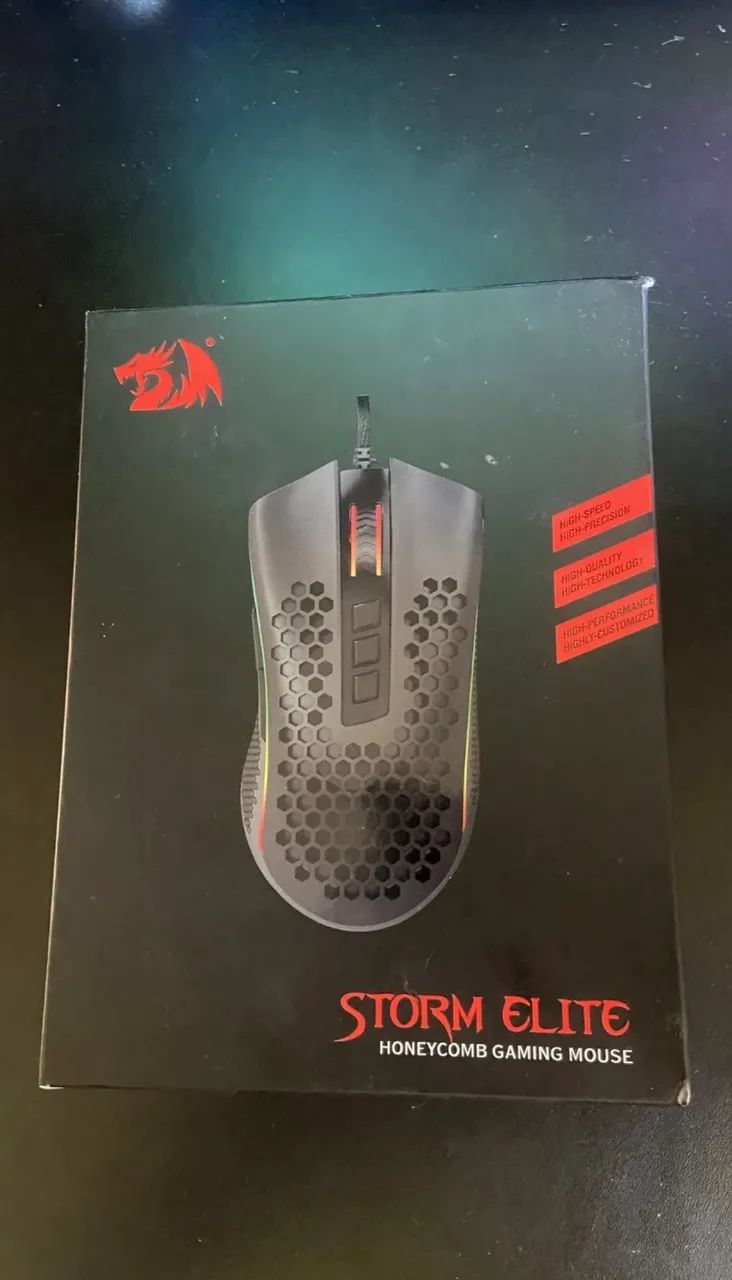 Mouse Gamer Redragon Storm Elite M988-rgb - Foto 3