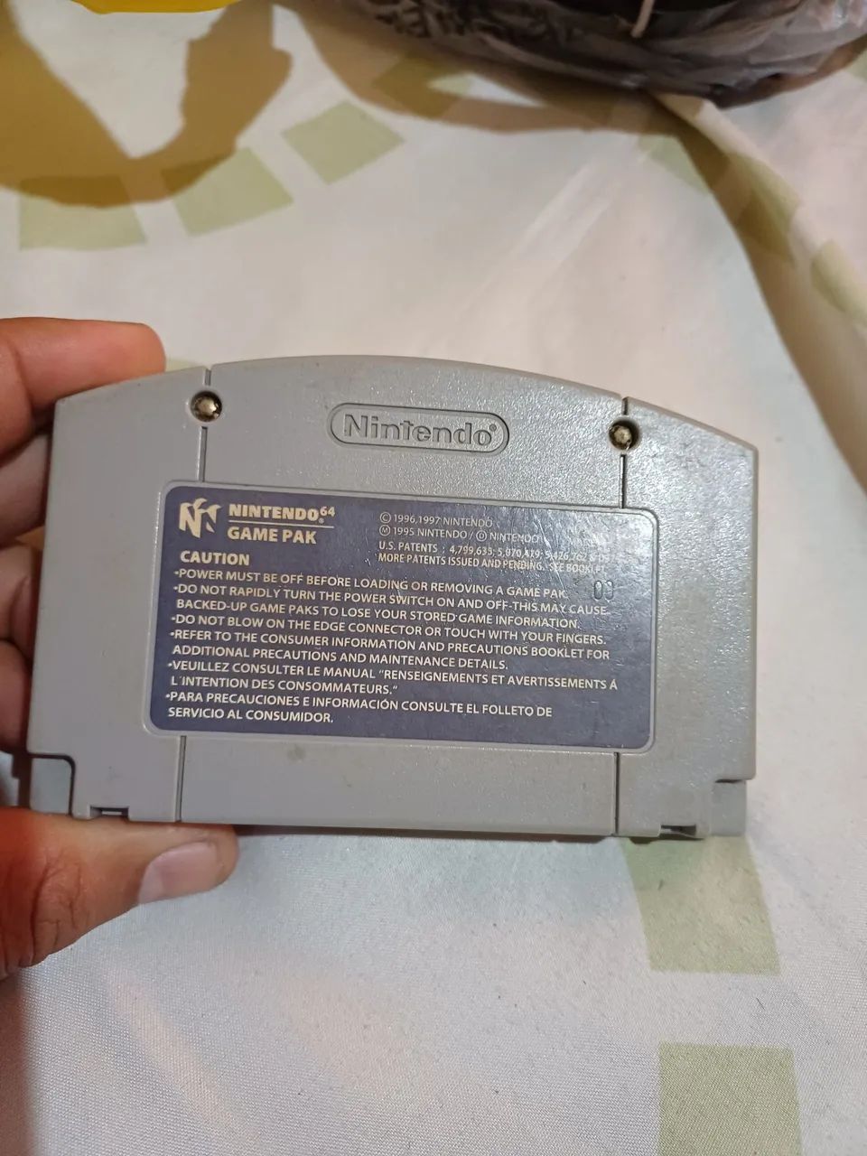 Mario 64 original salvando  - Foto 2