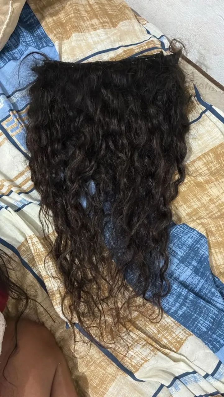 Vendo cabelo humano cacheado  - Foto 2