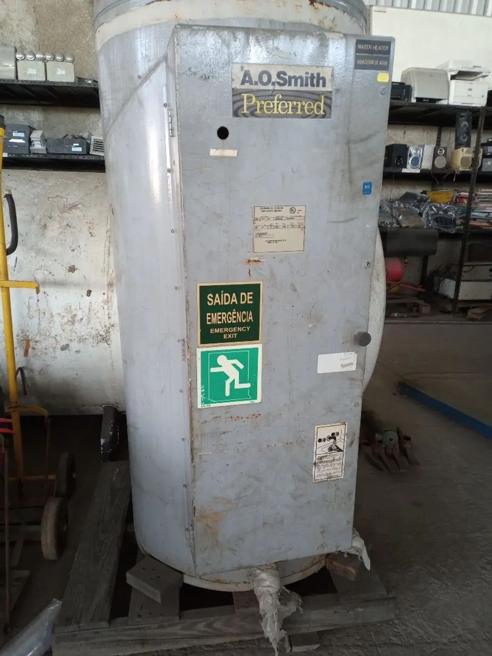Aquecedor de água industrial 