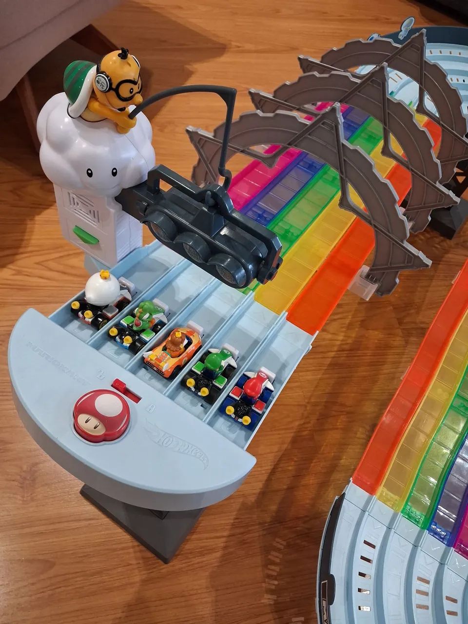 Pista Mário Kart Arco Íris com King Boo e Mario  - Foto 5