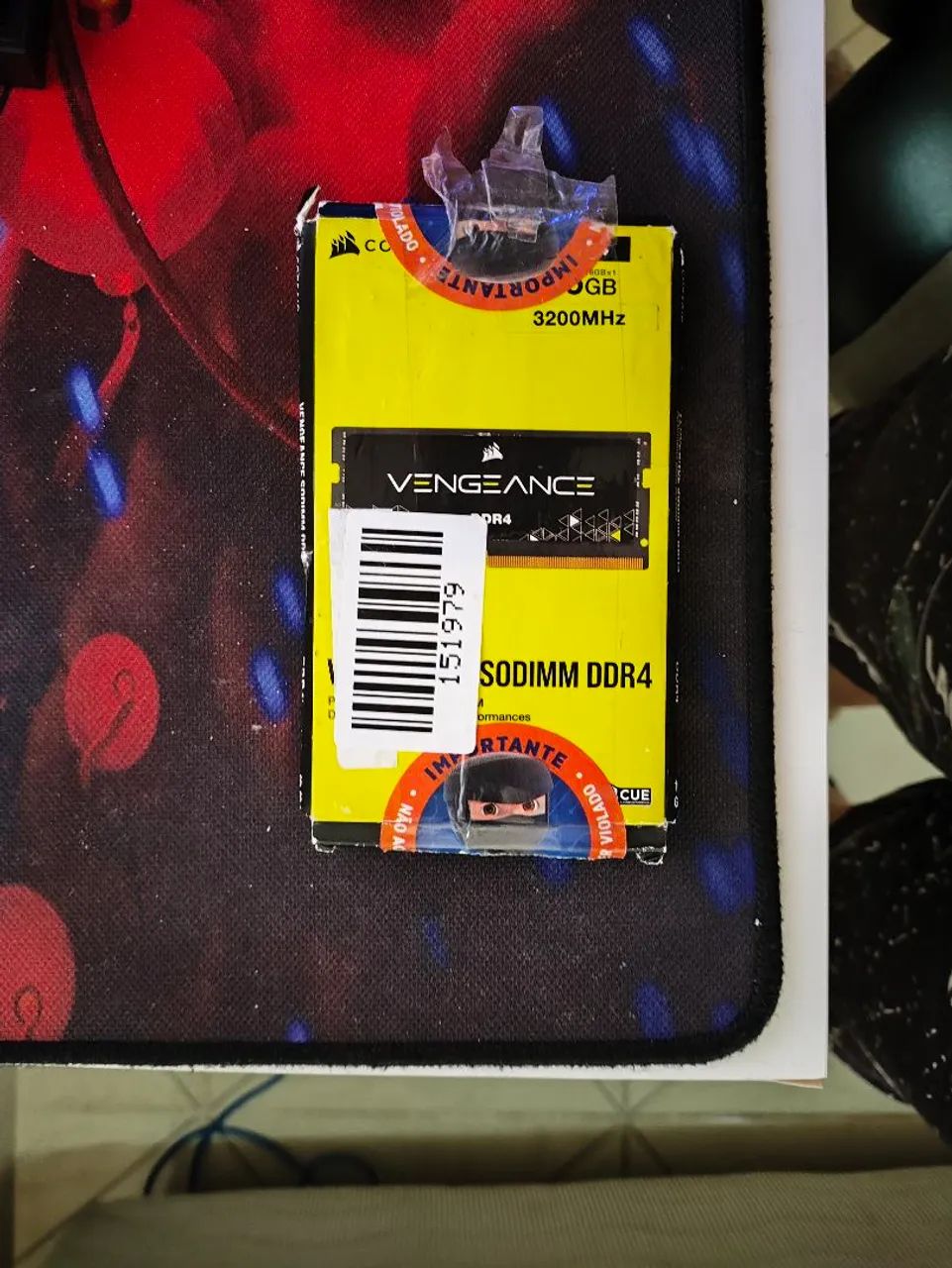 Memória ram para notebook 8gigas