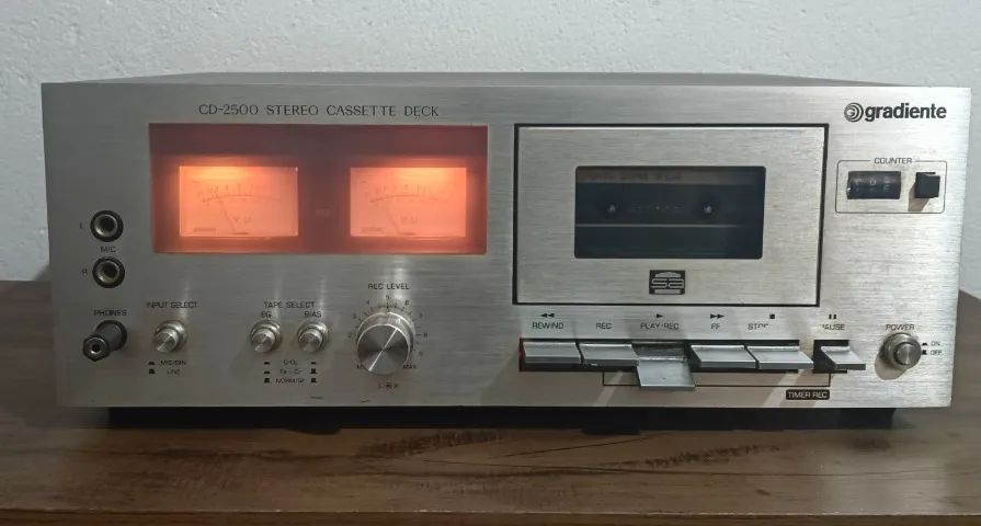 Tape deck Gradiente Cd-2500 funcionando parcialmente - Foto 4