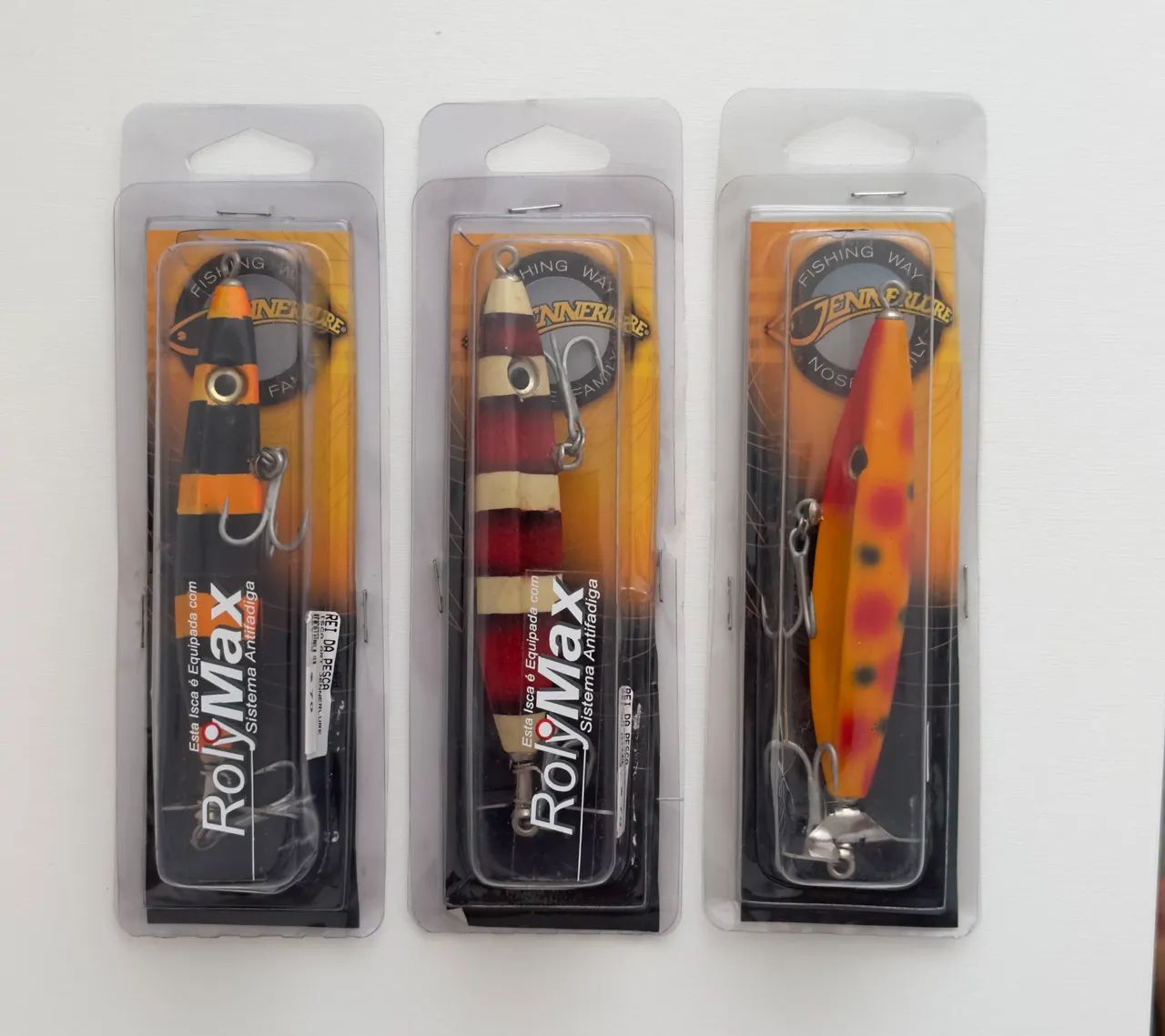 Kit 3 Iscas Jennerlure Baby Rex RoyMax - Antienrosco - Novas