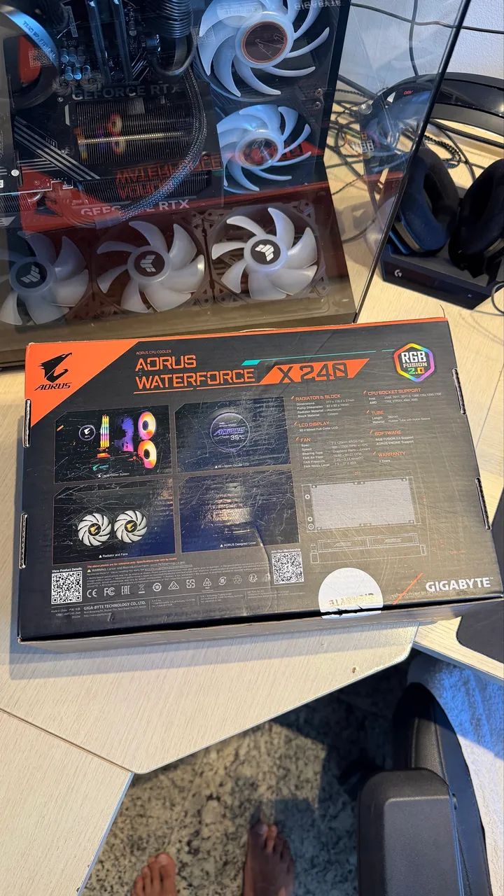 WATERCOOLER AORUS X240 - Foto 2