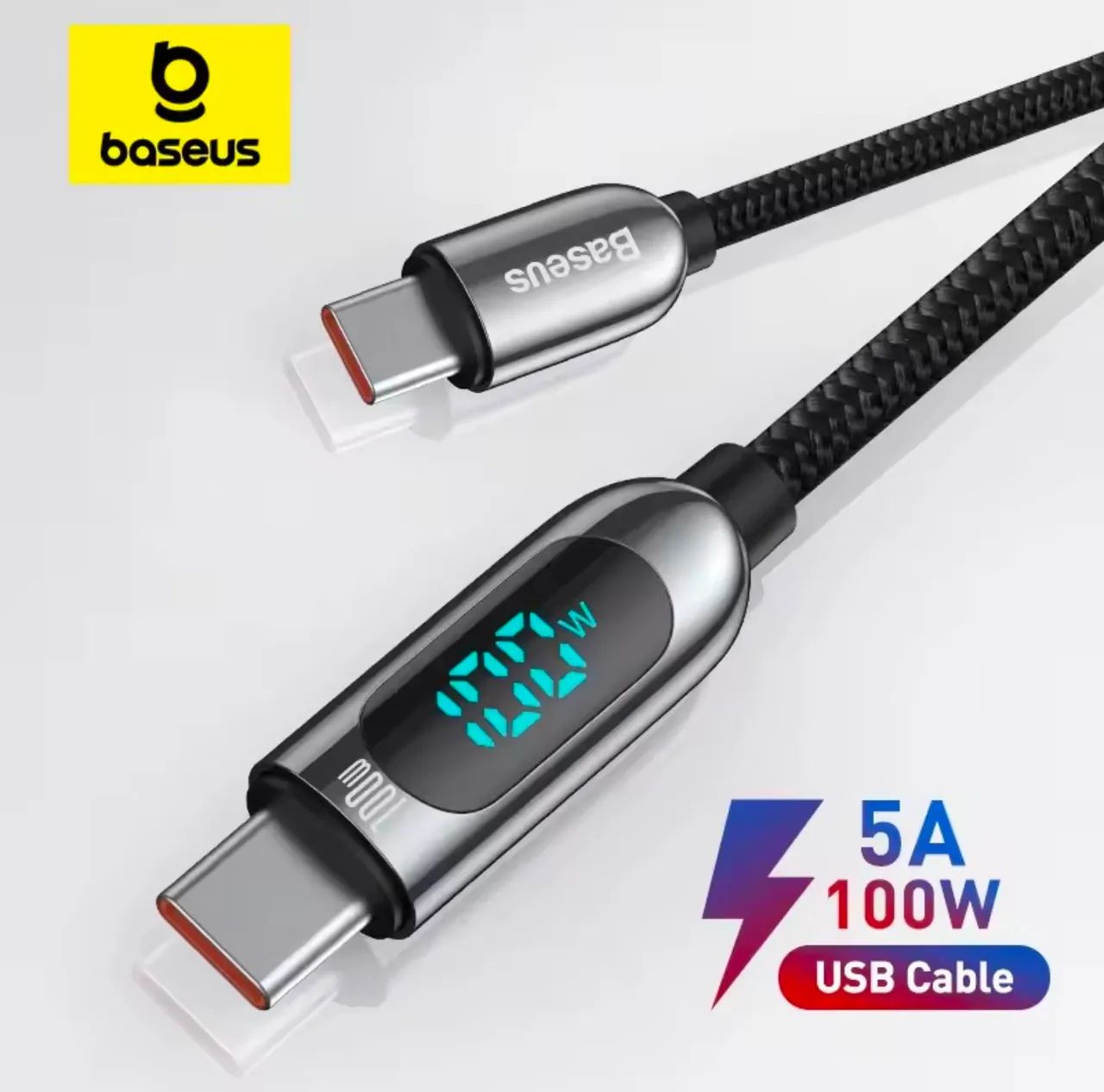 Cabo baseus tipo C 100W