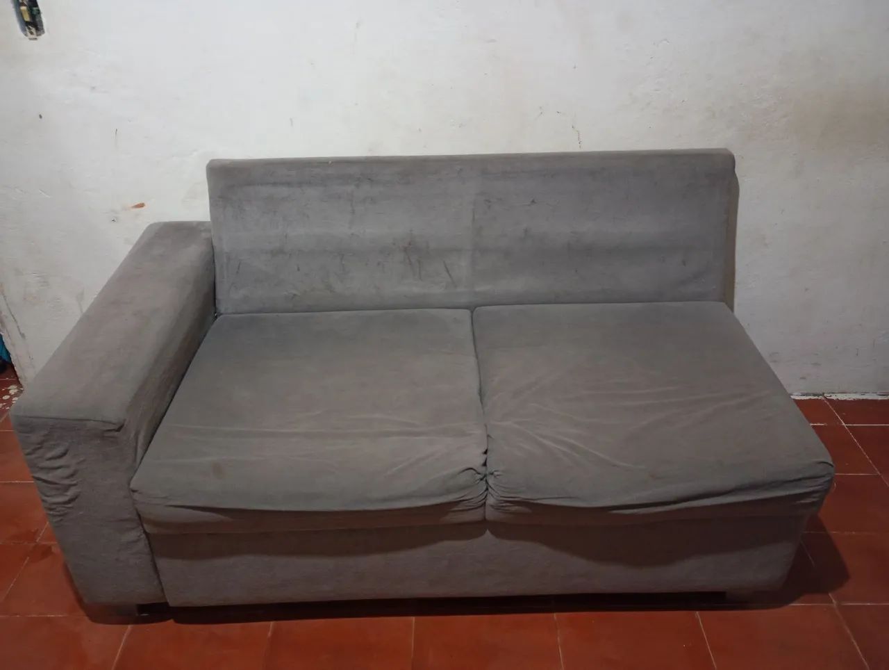 Vendo sofá, base box e cabeceira  - Foto 4