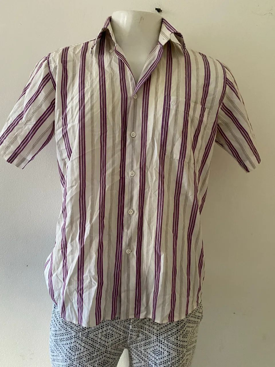 Camisa social manga curta TAM 44/46/48/50 - Foto 5