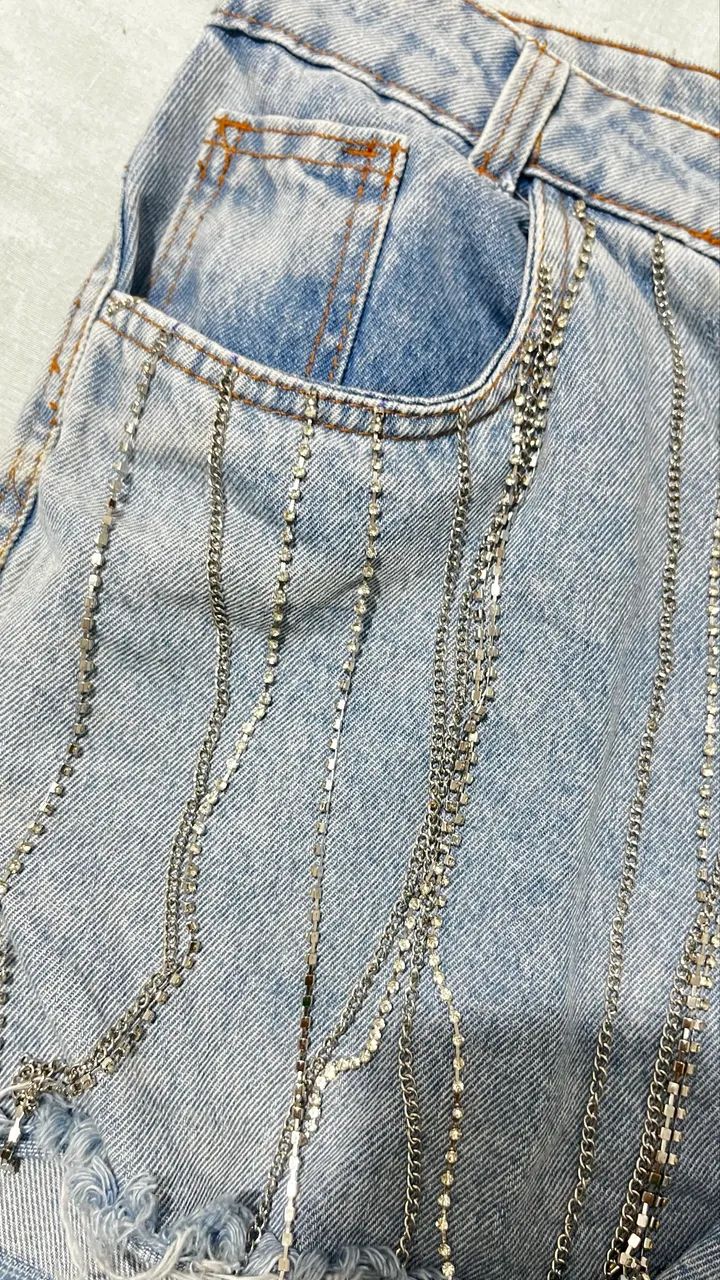 Short 44 com franjas  - Foto 2