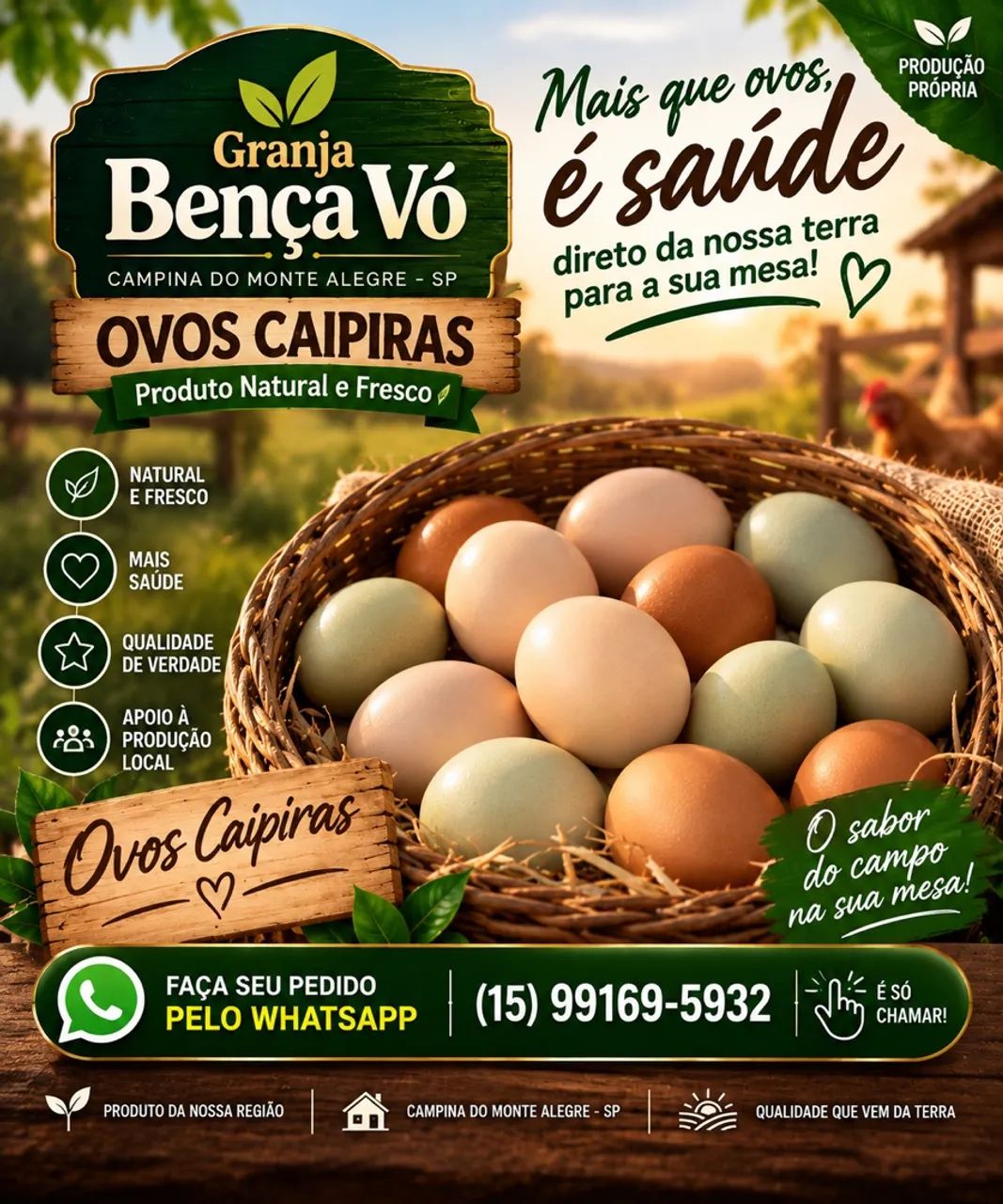 Ovos Caipiras 
