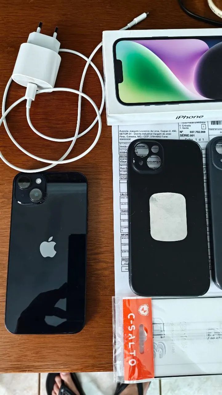 iPhone 14 Plus 128GB Meia Noite Original Completo - Foto 3