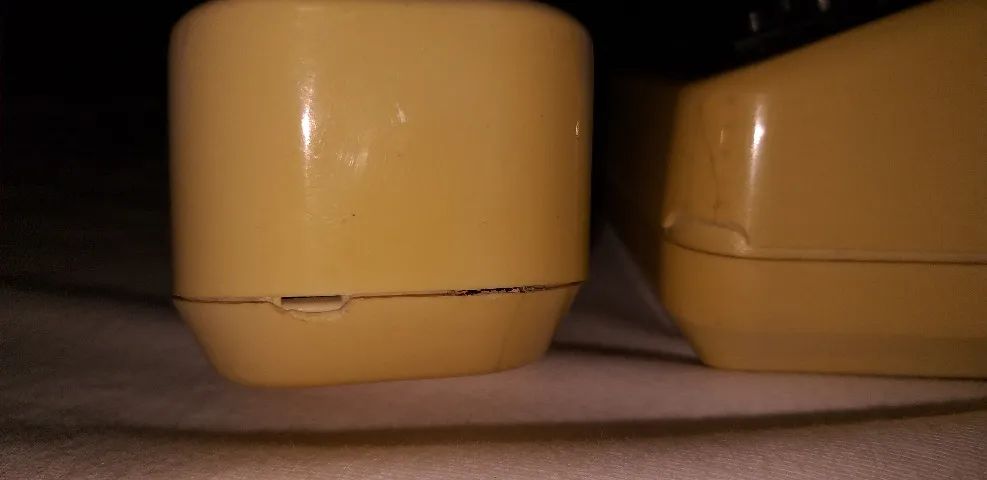 Aparelho de telefone fixo, Multitoc, de teclas, cor creme, com bloqueador de chamad - Foto 3