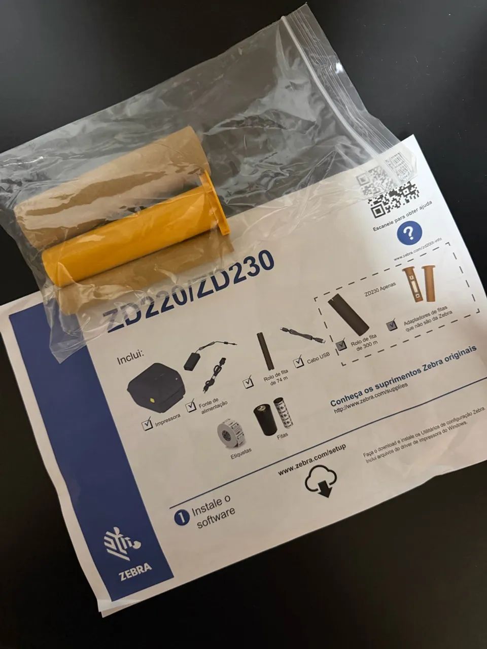 Impressora térmica Zebra ZD230t - Foto 4