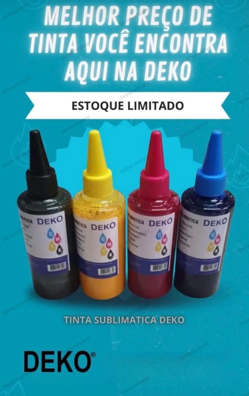 Tinta Sublimatica Deko 100ml 