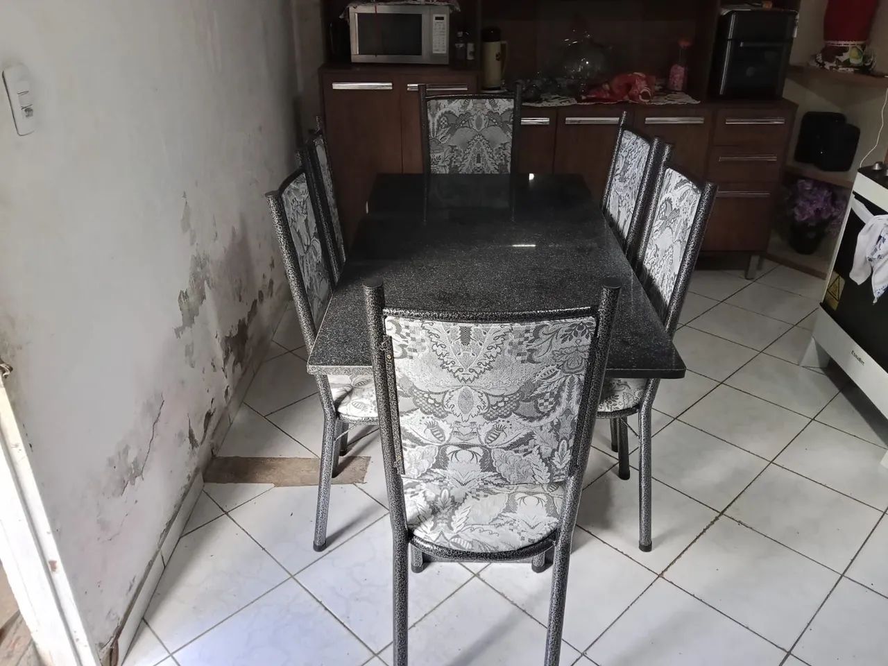 Conjunto Sala de Jantar Mesa Retangular 140x75cm - Foto 4