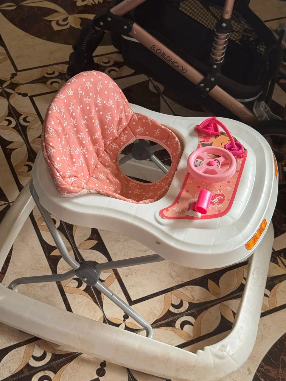 Kit Carrinho de bebê + Andajar + tapete TAMMY Time 