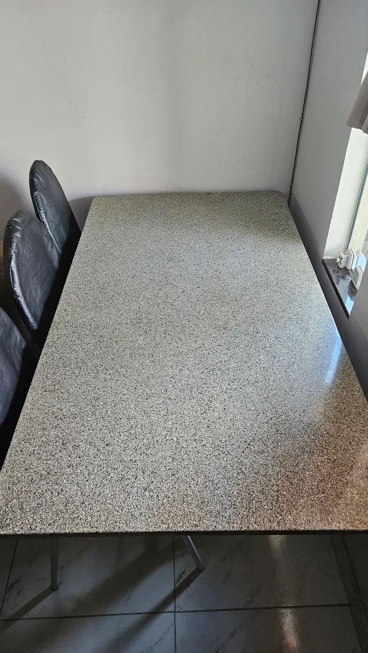 Conjunto de Mesa Roma 6 Cadeiras 