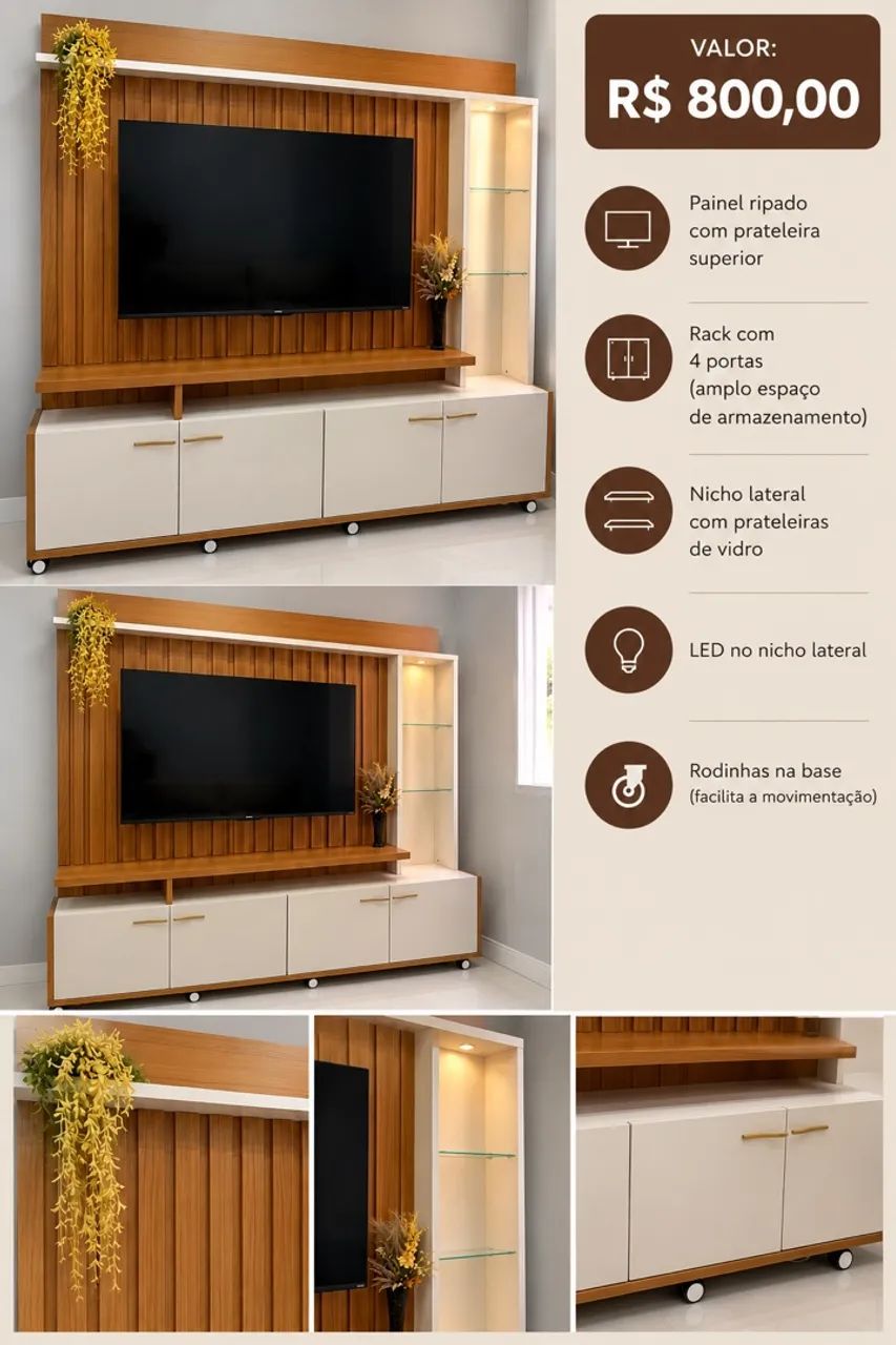 Rack para sala