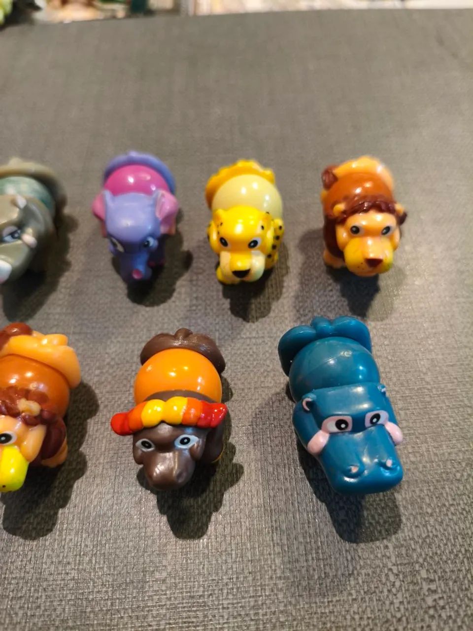 Kinder Ovo anos 90 animais bolinhas flexíveis lote - Foto 3