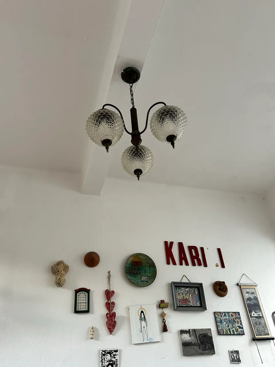 Lustre antigo bico de jaca - Foto 2