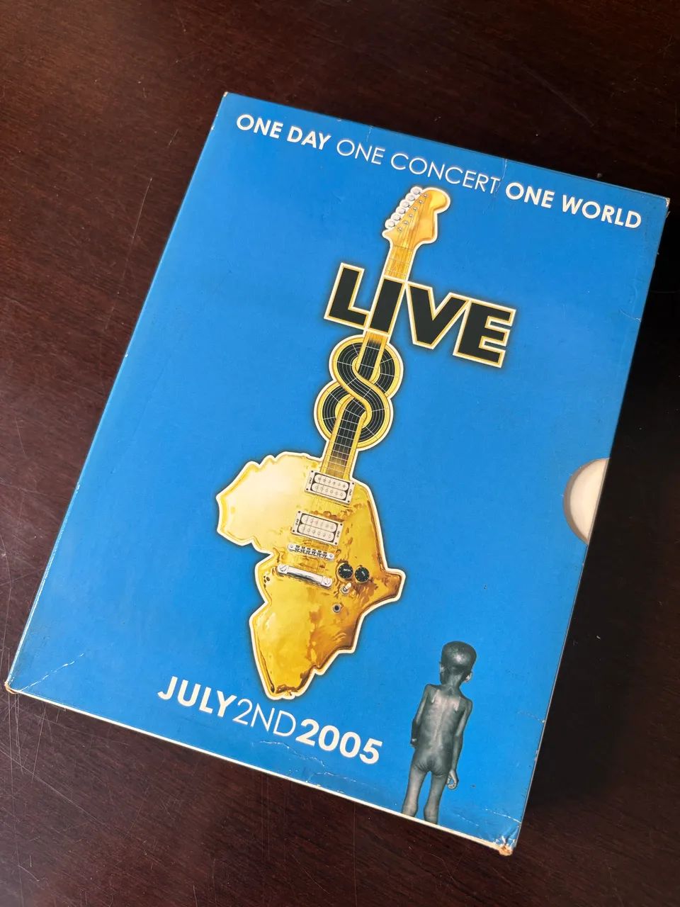 Vendo LIVE 8 - BOX ORIGINAL (4 DVDs ) 