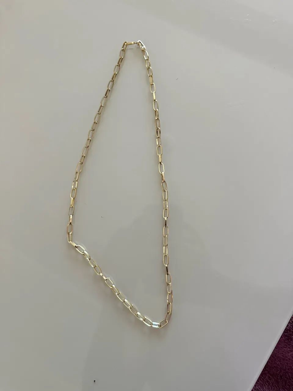 Cordão ouro 18k 65 cm tem 18.5 g 