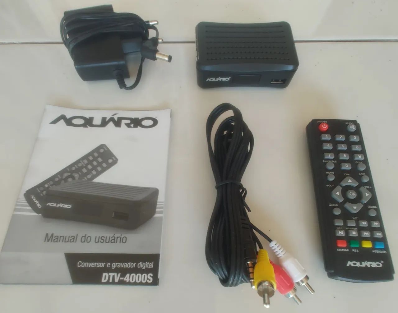 Receptor e gravador para sinais terrestres