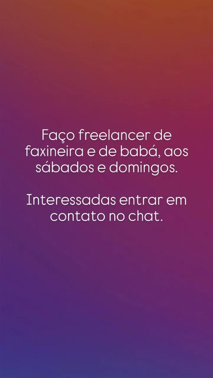 Faço freelancer
