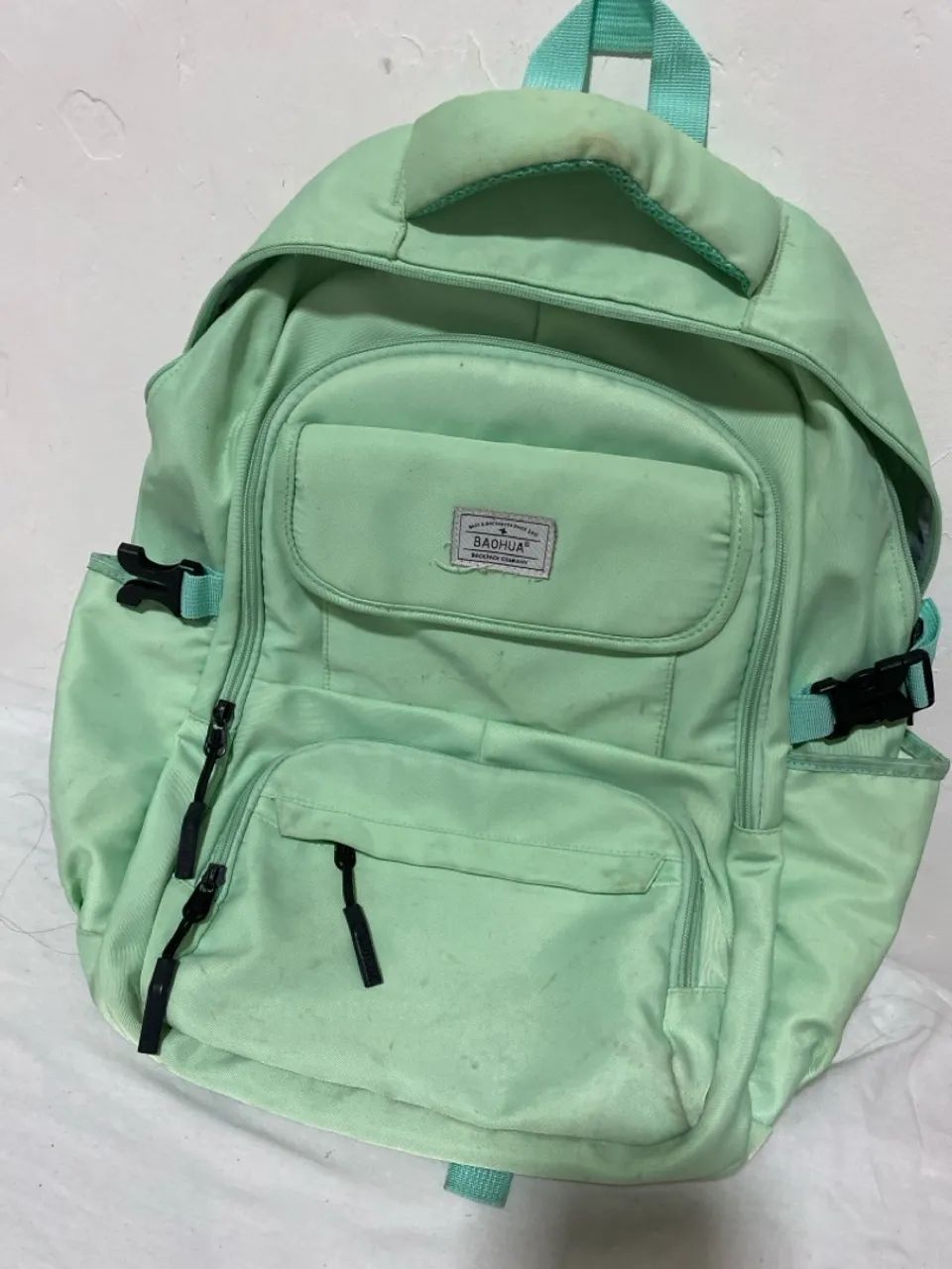 Mochila escolar Verde da Baohua