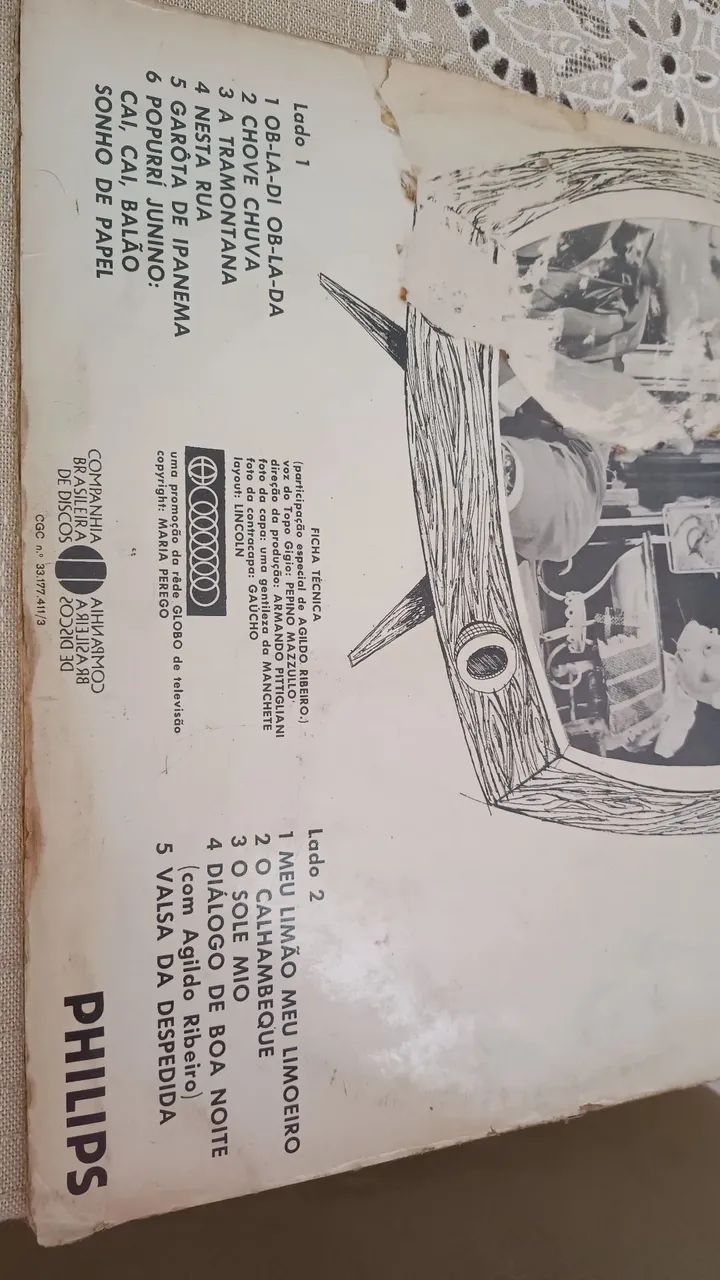 LP Topo Gigio 1ª versão 1969 com Agildo Ribeiro  - Foto 3