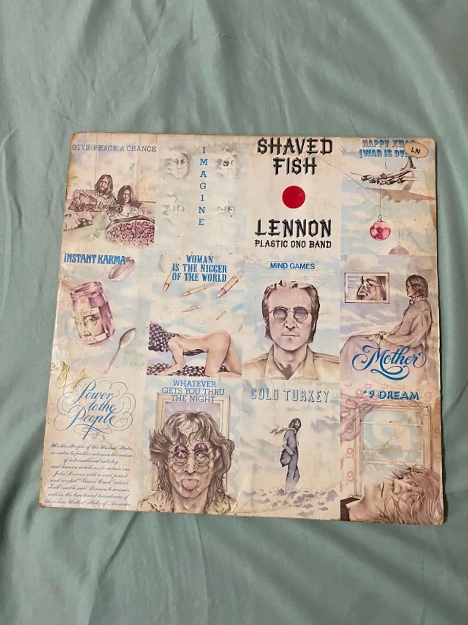 LP Vinyl John Lennon Shaved Fish