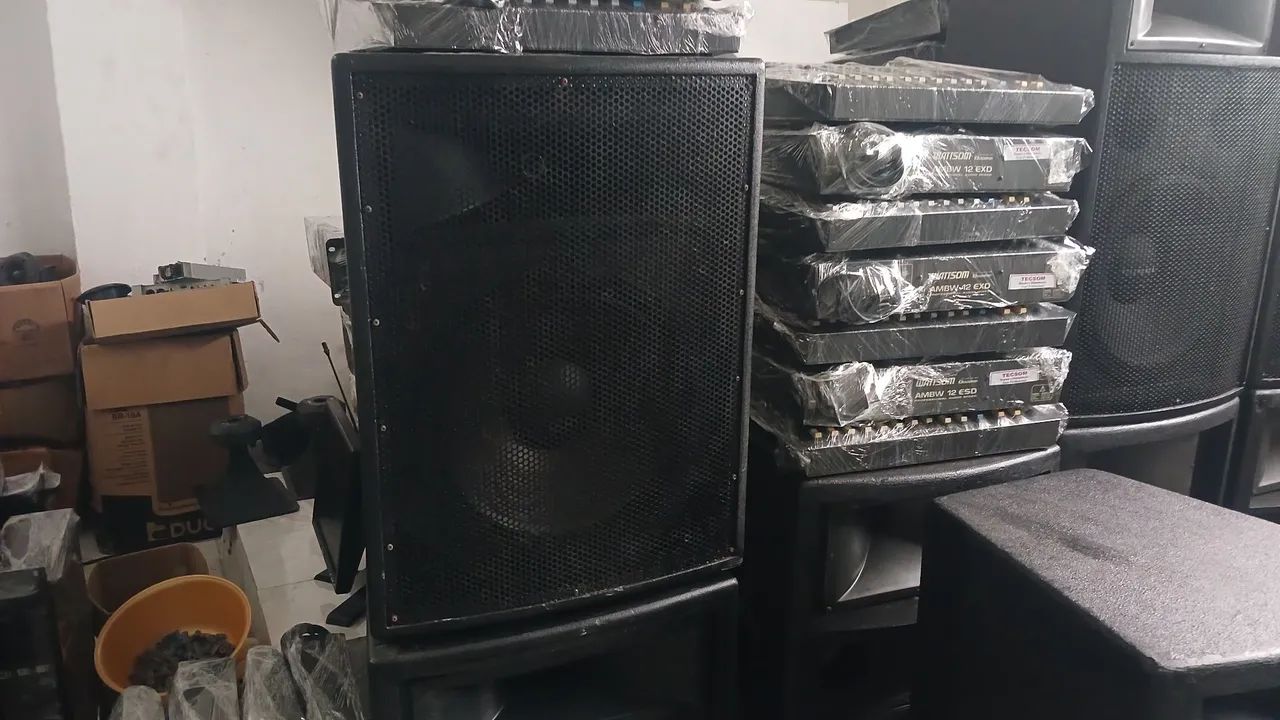 Par caixa passivas 15"