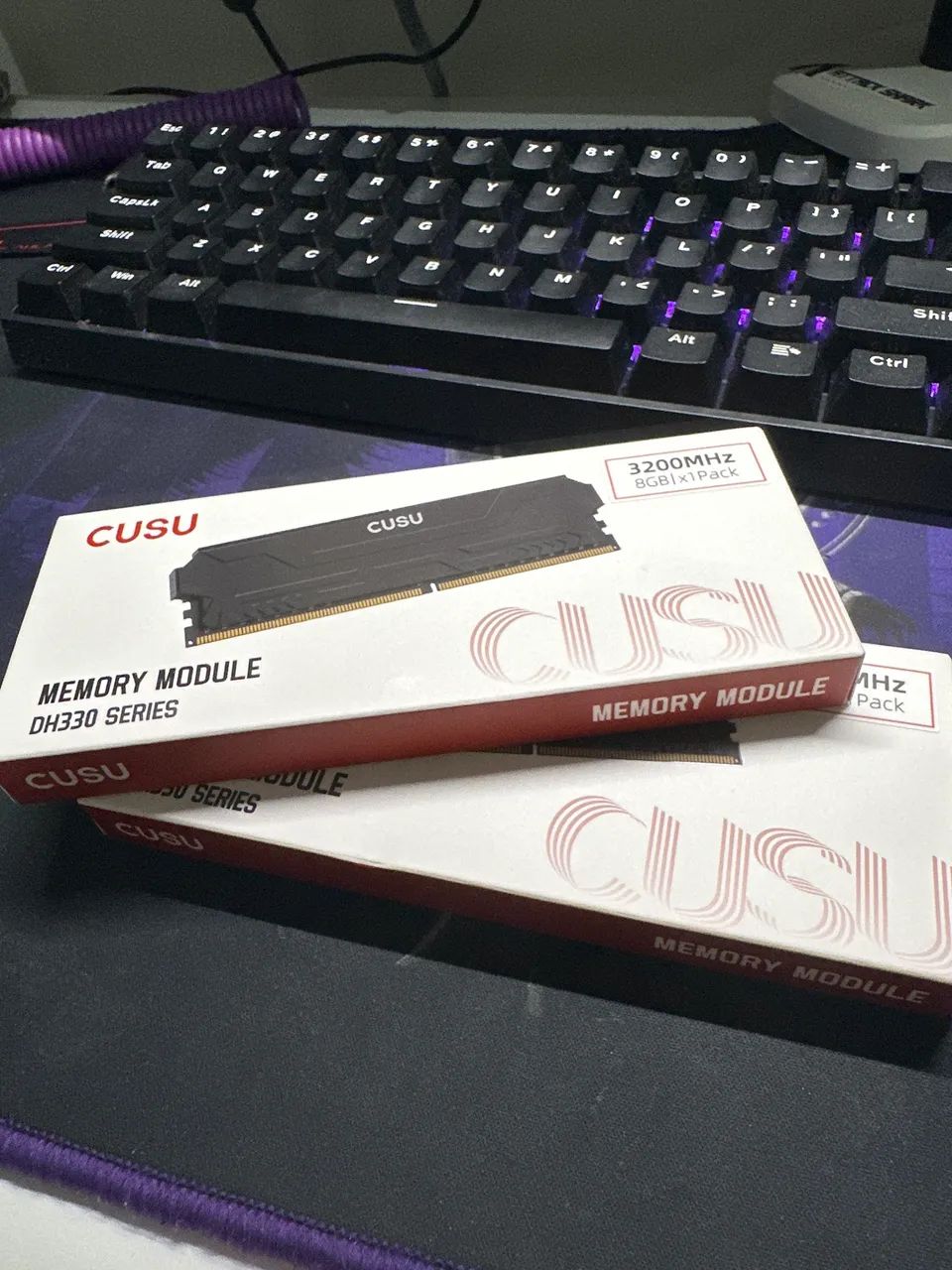 Ram 8gb Ddr4 novas 3200mhz Cusu - Foto 3