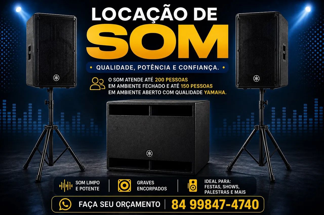 Aluguel de som para eventos