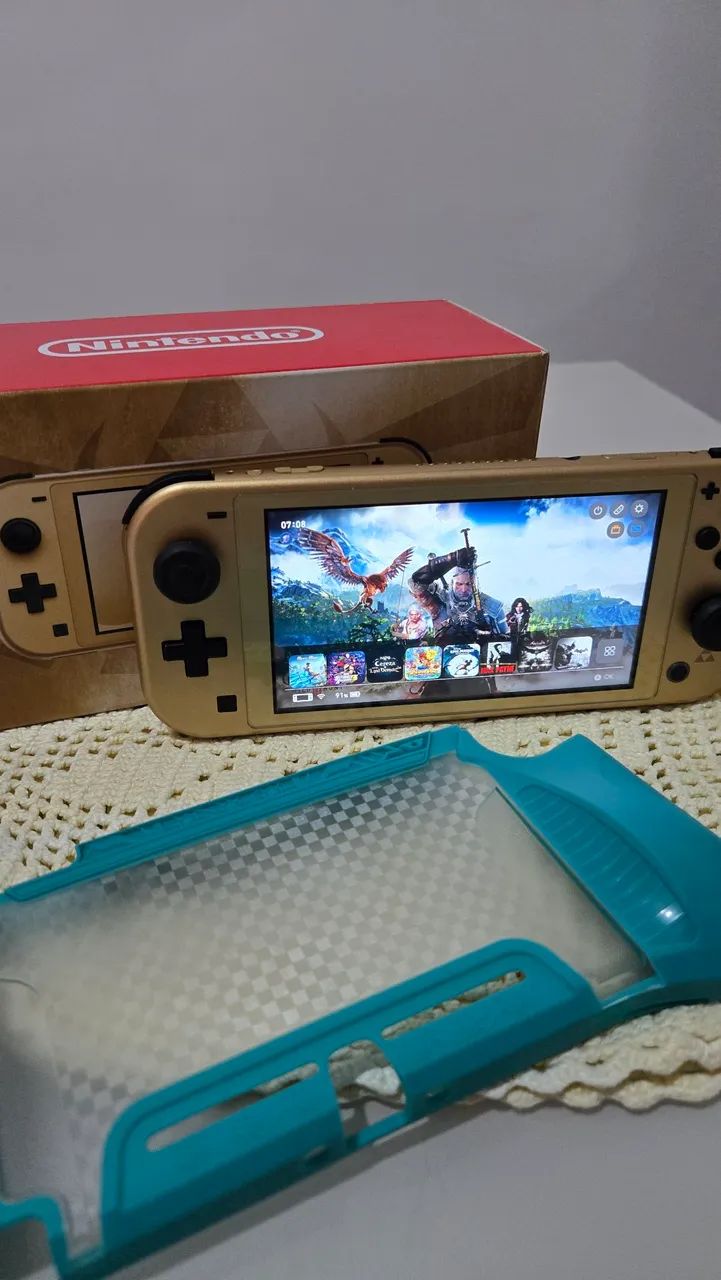 (PROMOÇÃO) Nintendo switch lite desbloqueado - Foto 2