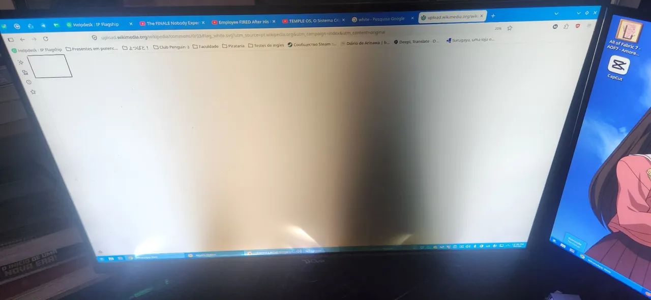 Monitor duex 240hz QUEBRADO
