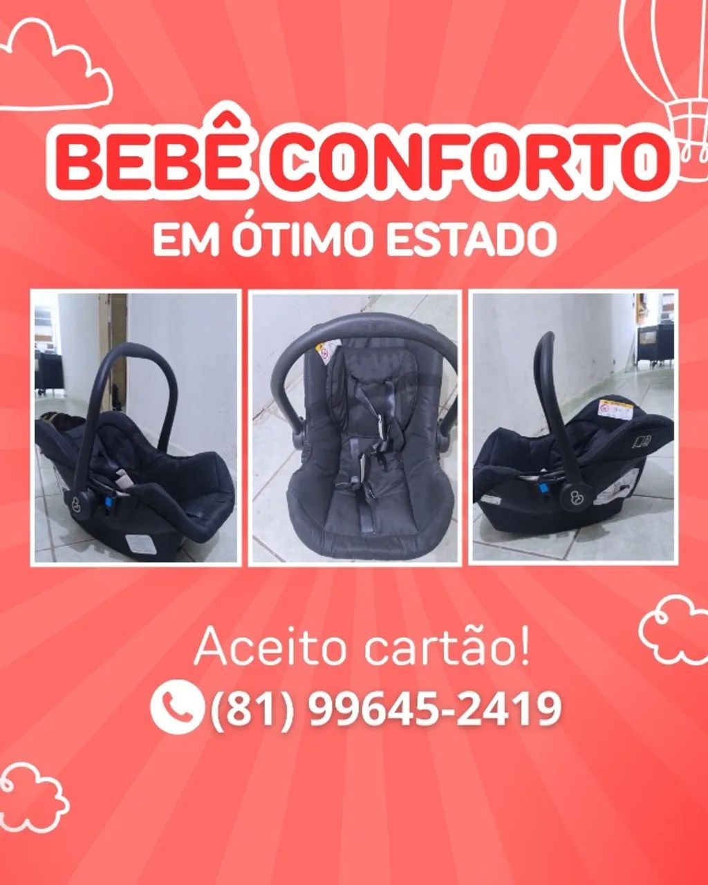 Carrinho de bebê + bebê conforto  - Foto 2