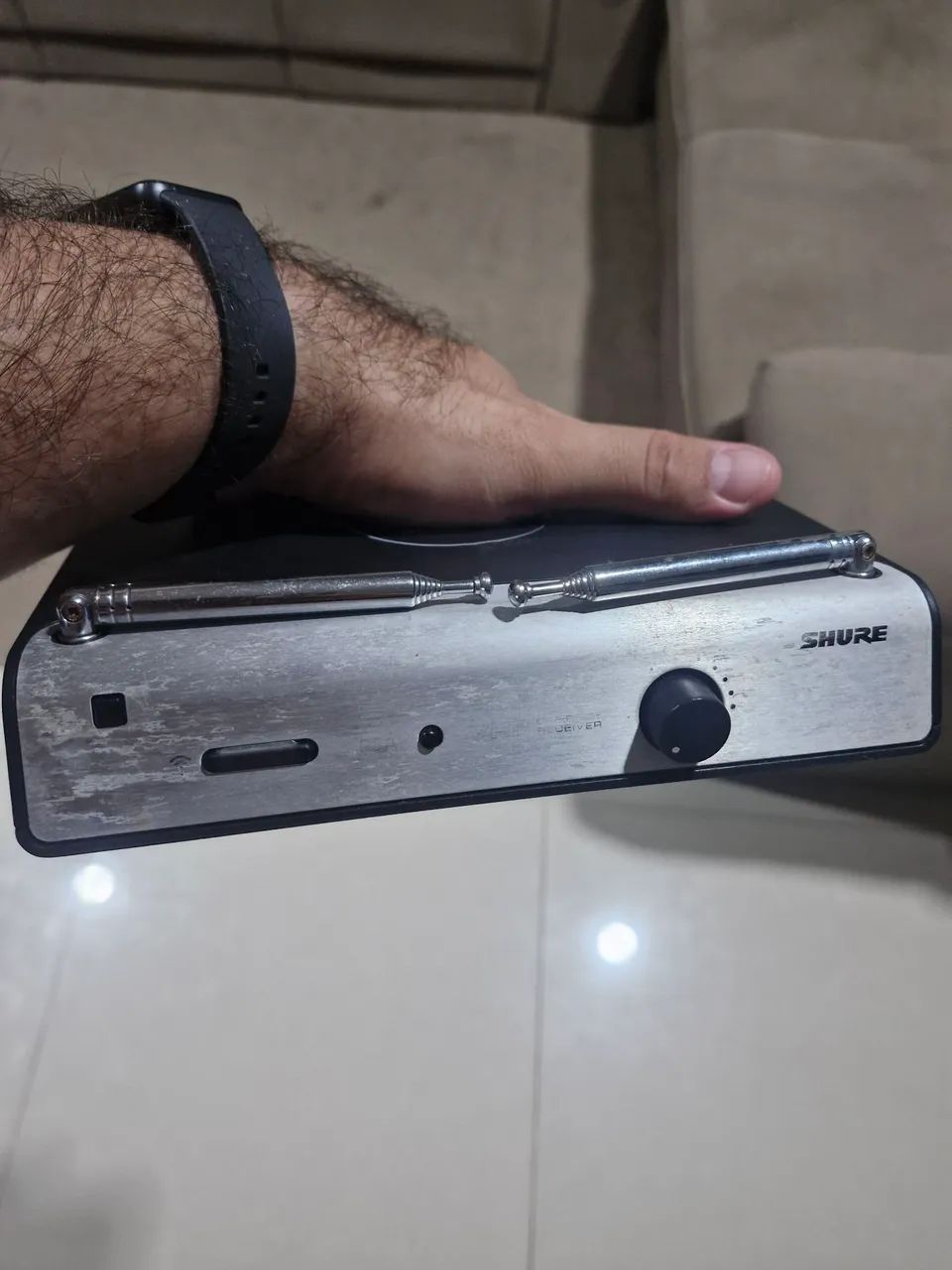 Microfone Sem Fio Shure SM58 Original + Receptor | Funcionando 100% - Foto 2