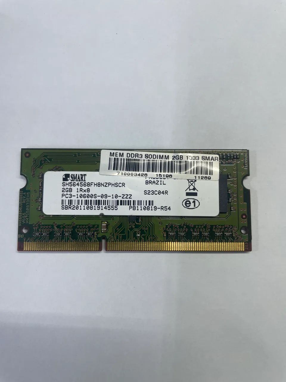 Memória RAM DDR3 2GB 10600