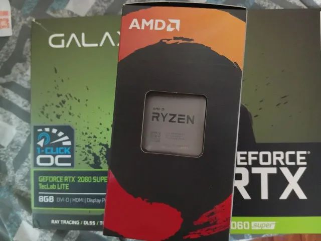 RTX 2060 Super 8GB Galax + Ryzen 5 5600 - Placas de Vídeo - Centro