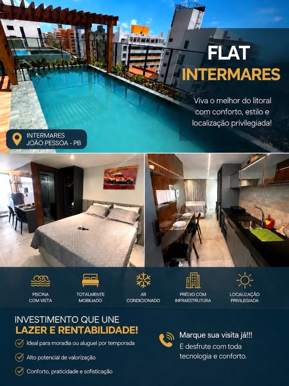 Excelente Flat Intermares 