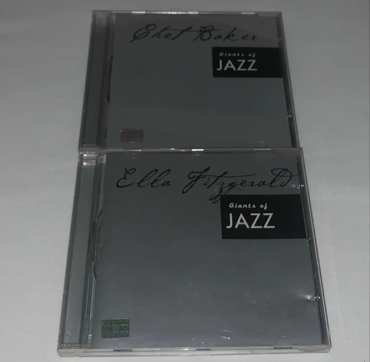 2 CDs Giants of Jazz Chet Baker e Ella Fitzgerald impecáveis 