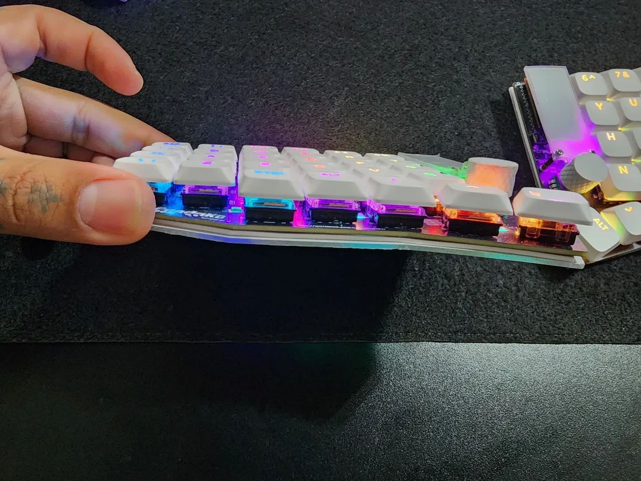 Teclado Sofle v2 split low profile sem fio importado  - Foto 3