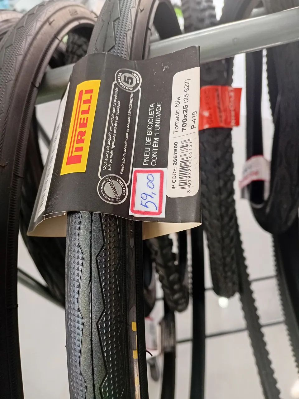 Pneu Pirelli Tornado Alfa 700x25 