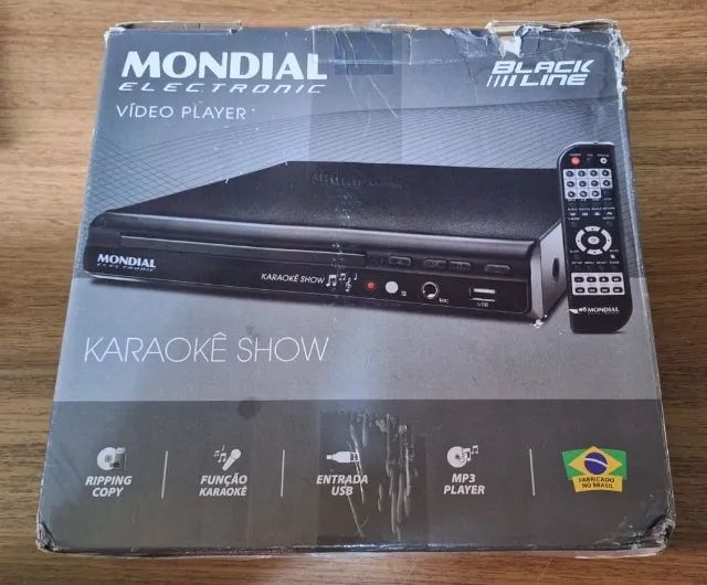 Aparelho de DVD Player com Karaokê Mondial D-20 - OPEN BOX - Foto 3