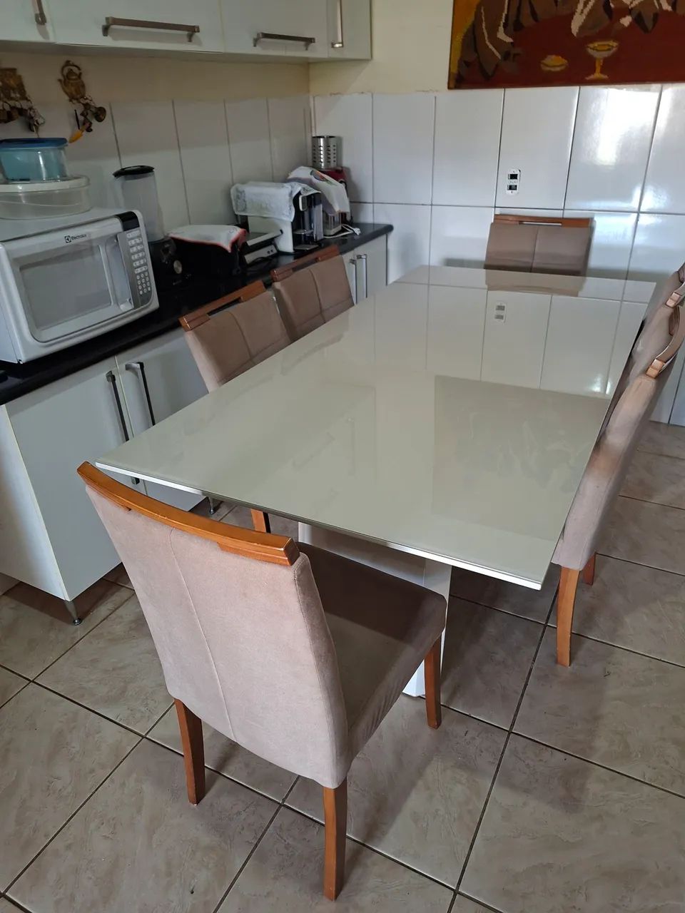 Mesa de cozinha 6 lugares